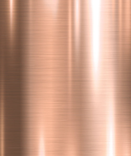 Glossy Metallic Wrapping Paper Roll Rose Gold