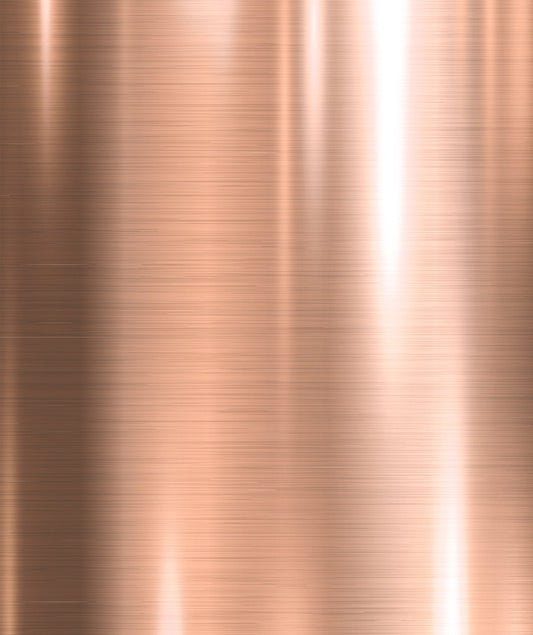 Glossy Metallic Wrapping Paper Roll Rose Gold