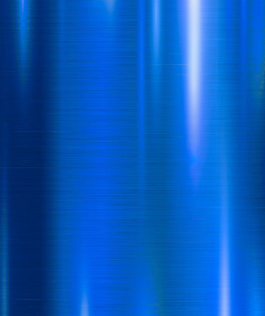 Glossy Metallic Wrapping Paper Roll Steel Blue