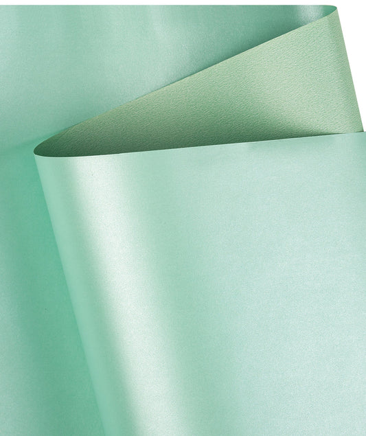 Pearl Gloss Wrapping Paper Roll Aquamarine