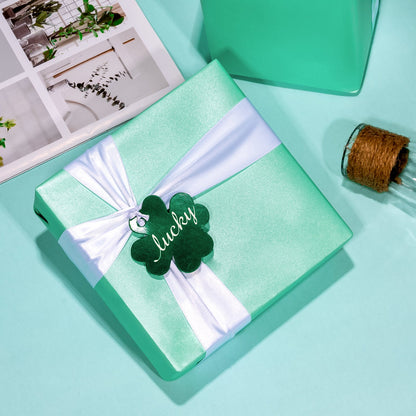 Pearl Gloss Wrapping Paper Roll Aquamarine