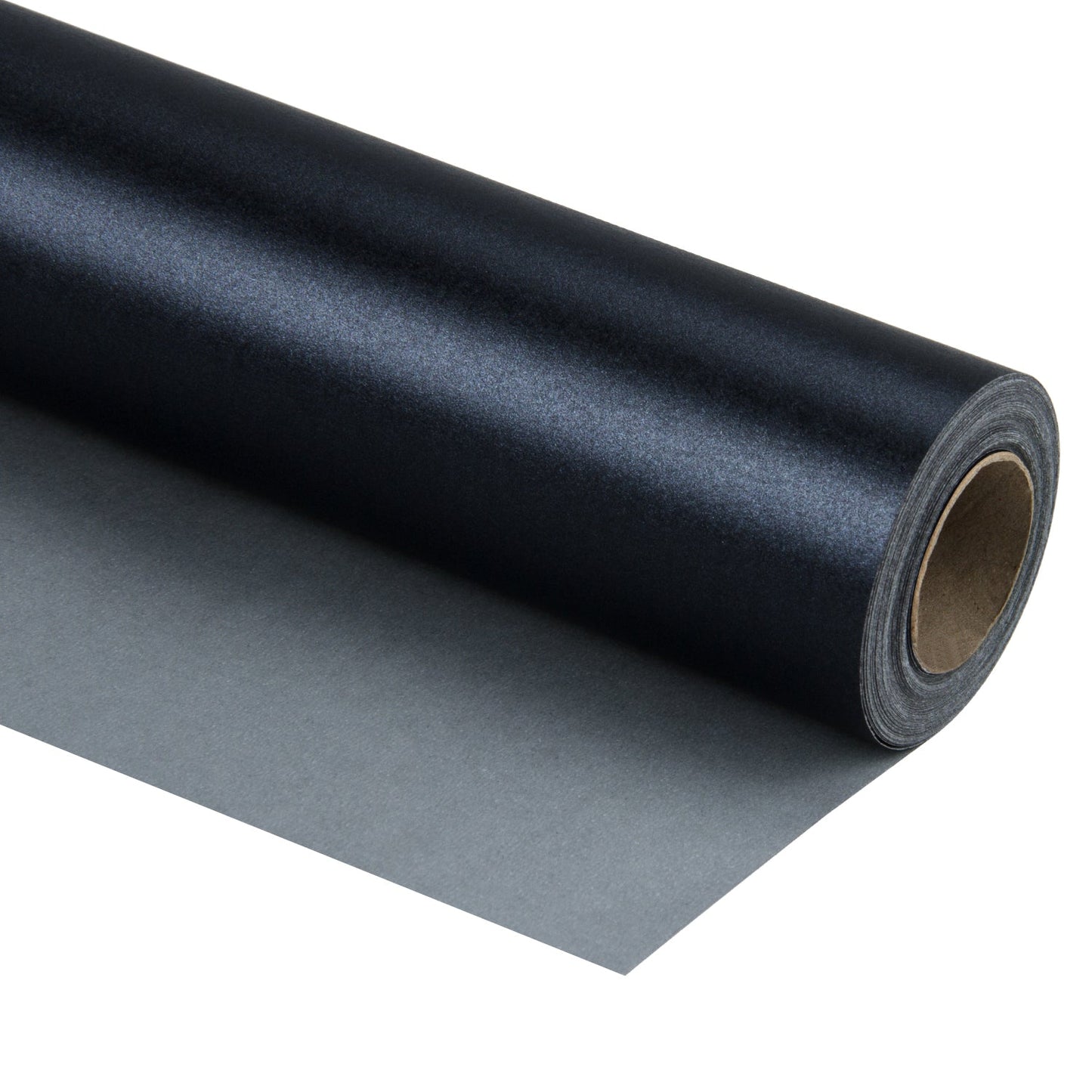 Pearl Gloss Wrapping Paper Roll Black