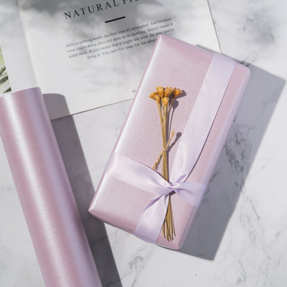 Pearl Gloss Wrapping Paper Roll Lavender