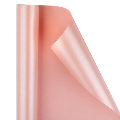 Pearl Gloss Wrapping Paper Roll Light Pink