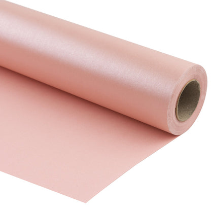 Pearl Gloss Wrapping Paper Roll Light Pink