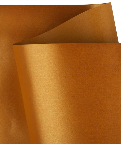 Pearl Gloss Wrapping Paper Roll Copper