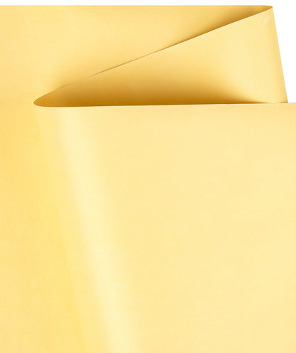 Pearl Gloss Wrapping Paper Roll Maize Yellow