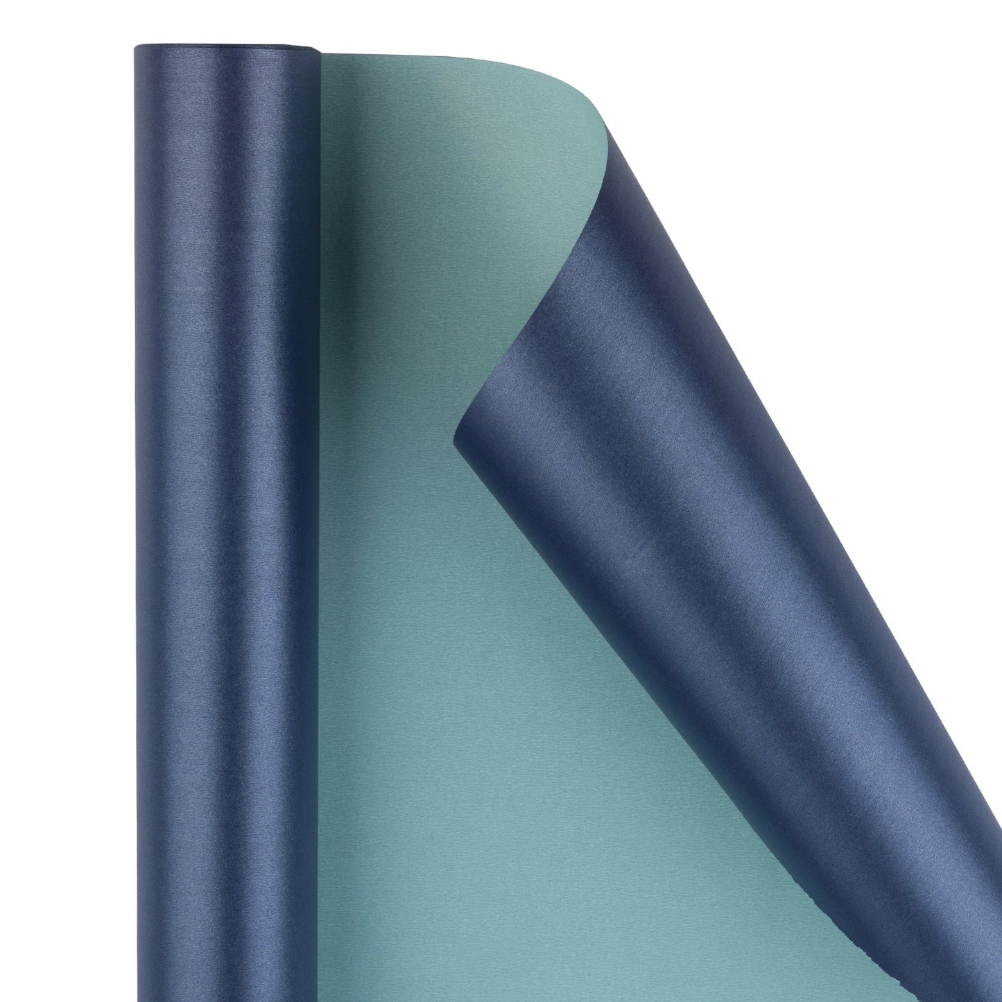 Pearl Gloss Wrapping Paper Roll Navy Blue
