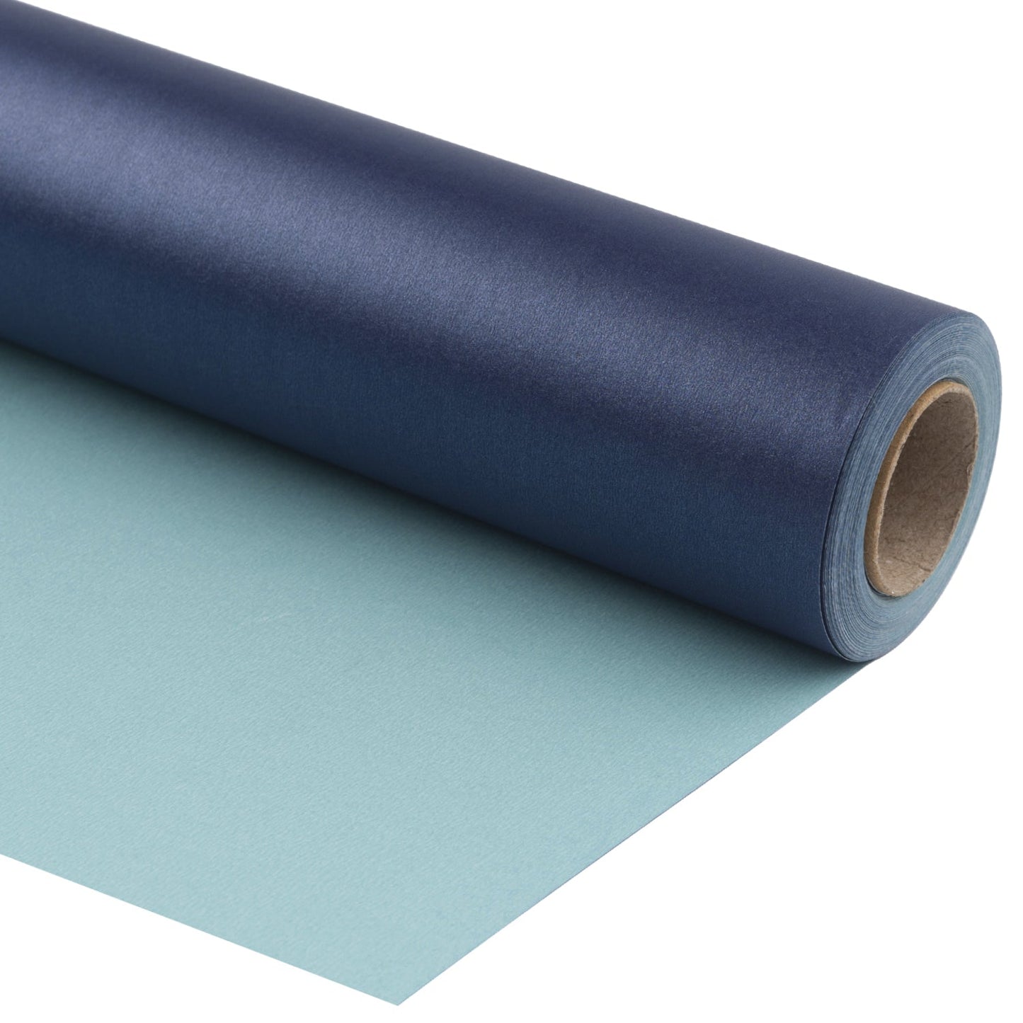 Pearl Gloss Wrapping Paper Roll Navy Blue