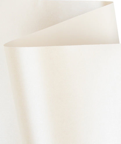Pearl Gloss Wrapping Paper Roll Off White