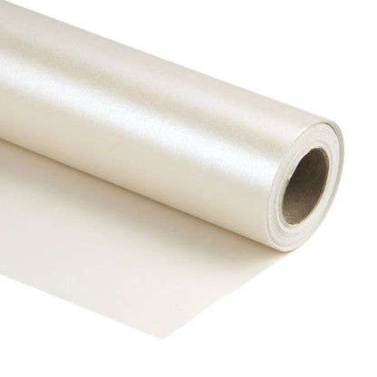 Pearl Gloss Wrapping Paper Roll Off White