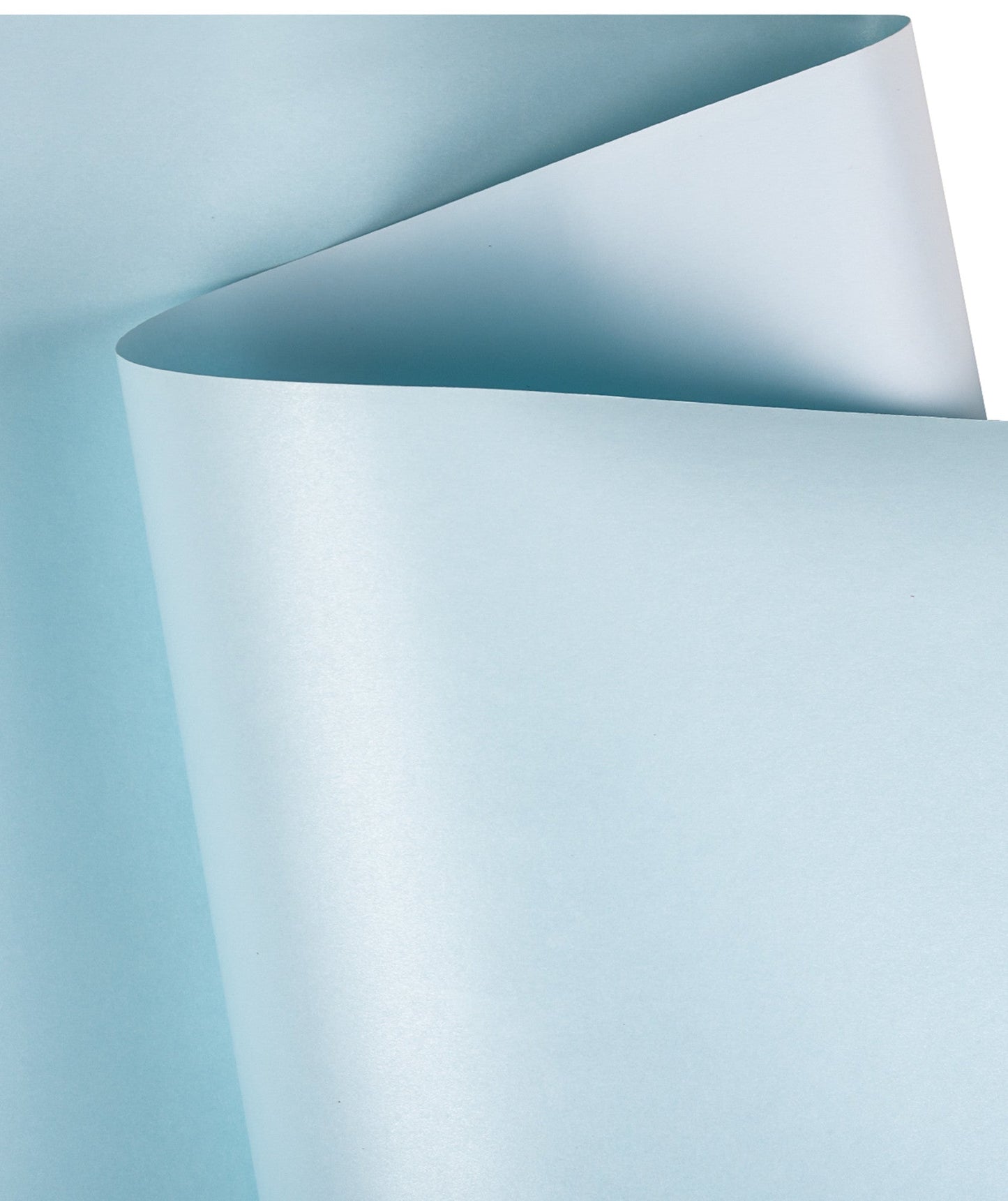 Pearl Gloss Wrapping Paper Roll Sky Blue