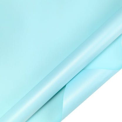 Pearl Gloss Wrapping Paper Roll Sky Blue